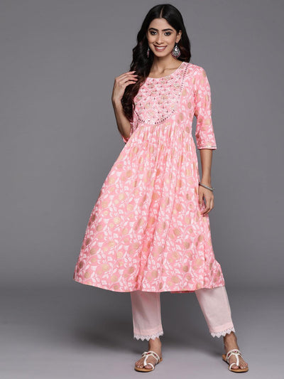 Fashion Chikan Art Women's Lucknowi Chikankari Chiffon Mirror Straight Kurti|  Mirror Trouser & Mirror Dupatta Set with Free Matching Inner for Wedding|  Festive| Casual/Ethnic Wear (Small| Baby Pink) : Amazon.in: Fashion